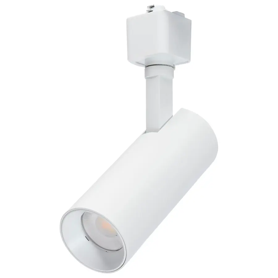 10W LED Track Head - 48° Beam - CCT Selectable - Matte White - Image 1