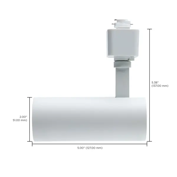 10W LED Track Head - 48° Beam - CCT Selectable - Matte White - Image 8