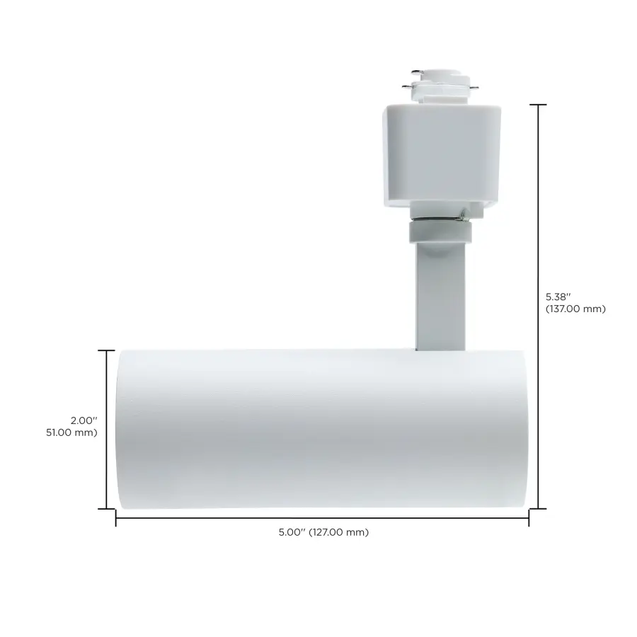 10W LED Track Head - 48° Beam - CCT Selectable - Matte White - Image 8
