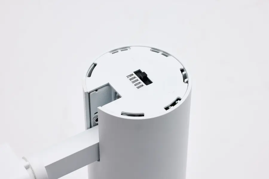 20W LED Track Head - 48° Beam - CCT Selectable - Matte White - Image 4