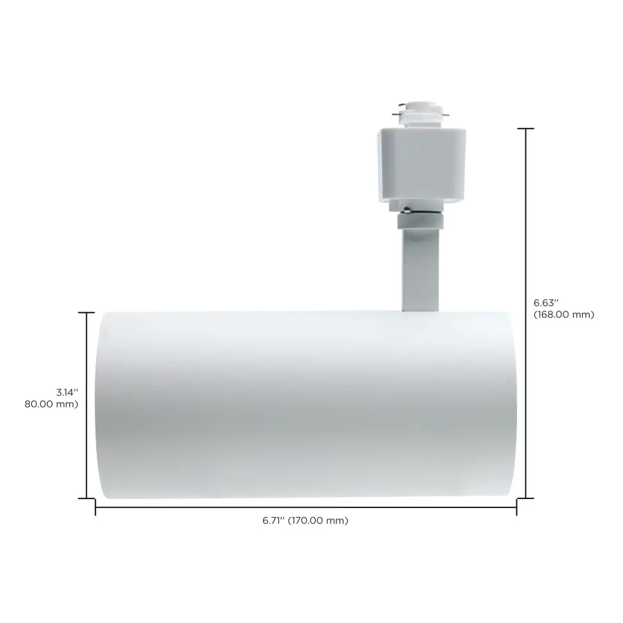 30W LED Track Head - Matte White - Image 8