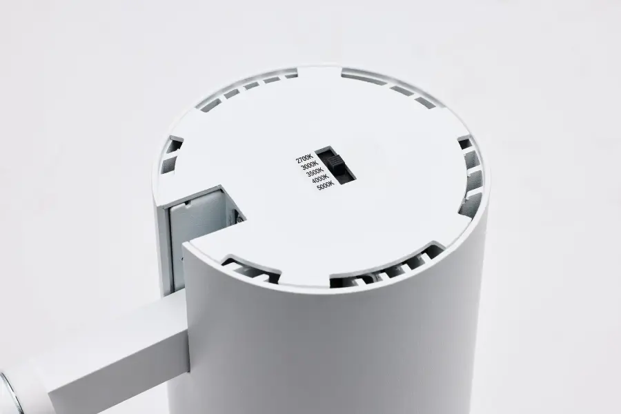 30W LED Track Head - 48° Beam - CCT Selectable - Matte White - Image 4