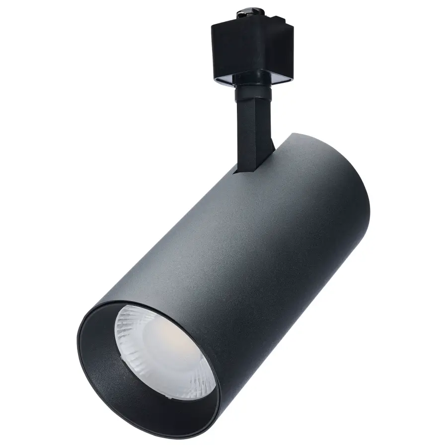30W LED Track Head - Matte Black - Image 1