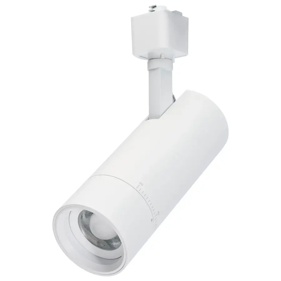 15W LED Adjustable Track Head - Matte White - Image 1