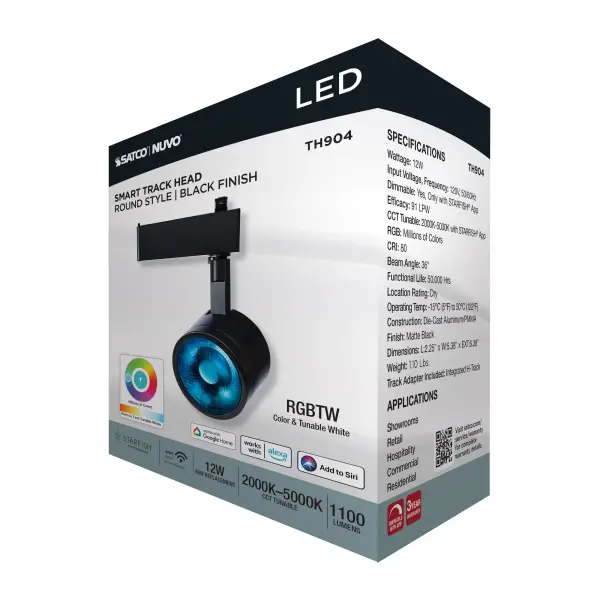 12W LED Smart Track Head with Starfish Technology - Image 13