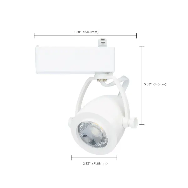 STARFISH Smart LED Track Head - Pinch Back - White - Image 15