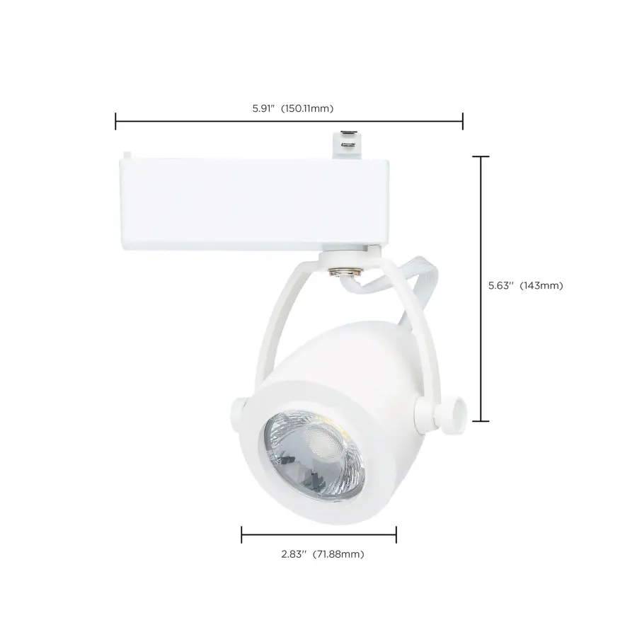 STARFISH Smart LED Track Head - Pinch Back - White - Image 15
