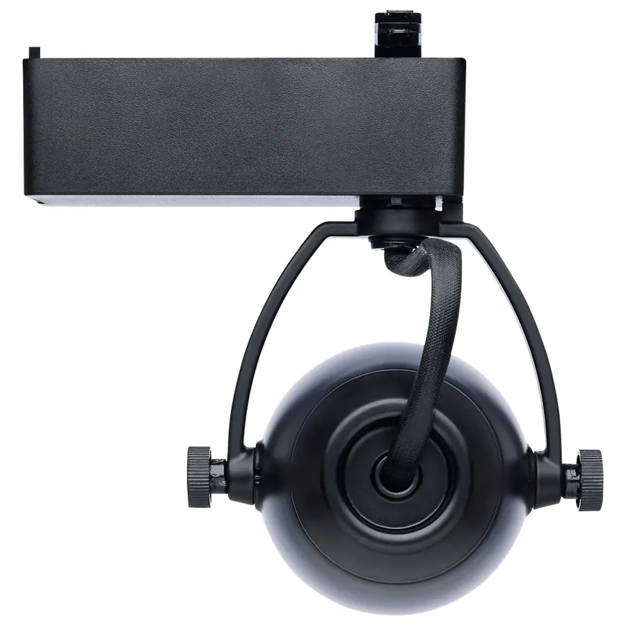 12W LED Smart Track Head with STARFISH - Pinch Back - Black - Image 4