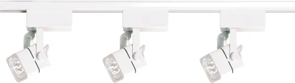 This 4-foot track kit with three adjustable MR16 heads delivers focused, directional lighting ideal for highlighting artwork, task areas, or architectural features. The low-voltage system offers energy efficiency.