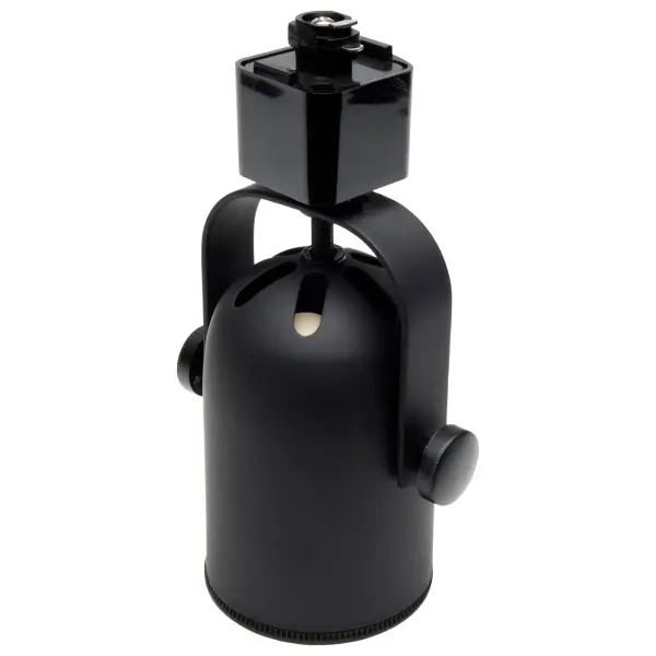 This adjustable track lighting kit offers maximum flexibility with swiveling, turning, and sliding heads that direct light exactly where needed. The 4-foot track with three MR16 fixtures provides practical illumination for task-oriented spaces. - alternate view