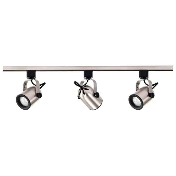 3-Light MR16 Track Lighting Kit in Brushed Nickel - Image 6