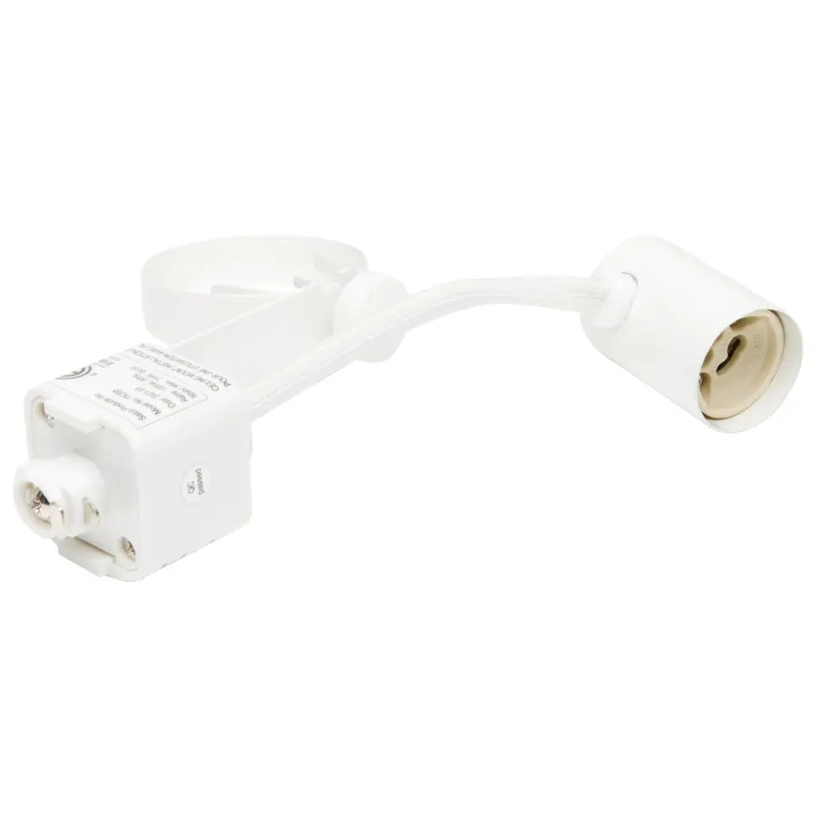 3-Light MR16 Gimbal Ring Track Kit - White - Image 2