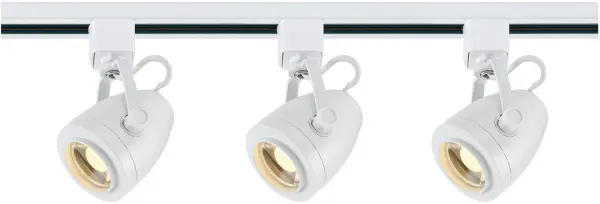 This 4-foot track lighting kit features three adjustable LED heads delivering 3060 lumens of warm 3000K light. The swivel and slide functionality allows precise light placement, making it ideal for task-focused spaces.