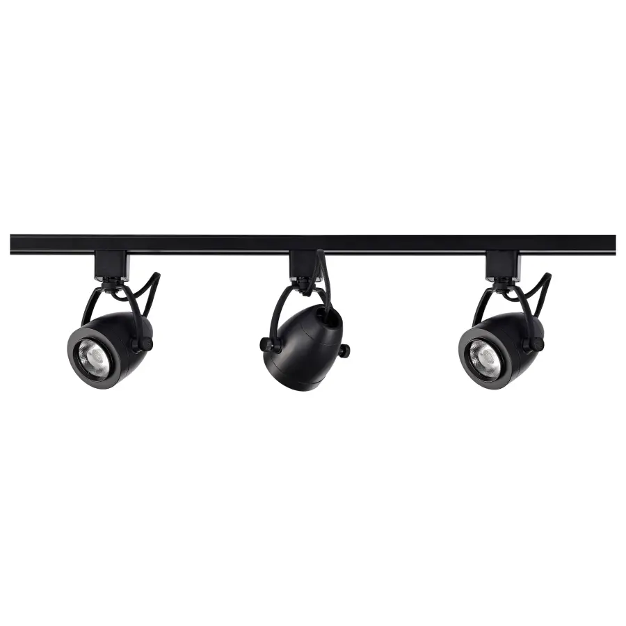 3-Light LED Track Lighting Kit in Black - Image 6