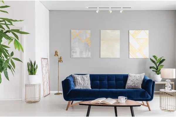 This 3-light track system delivers 3,060 lumens of warm 3000K LED light across a 4-foot span. The adjustable angle arm heads with 36-degree beam spread provide focused task lighting, while the clean white finish suits modern interiors. - alternate view