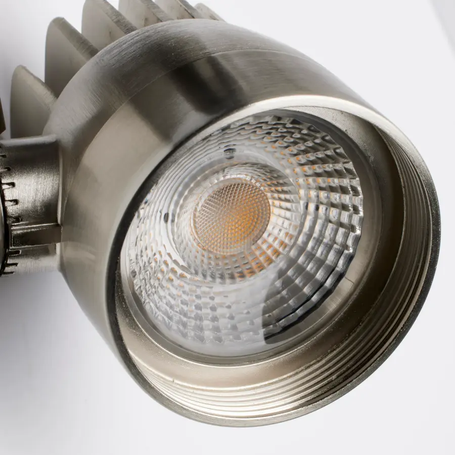 3-Light LED Track Lighting Kit - Brushed Nickel - Image 4