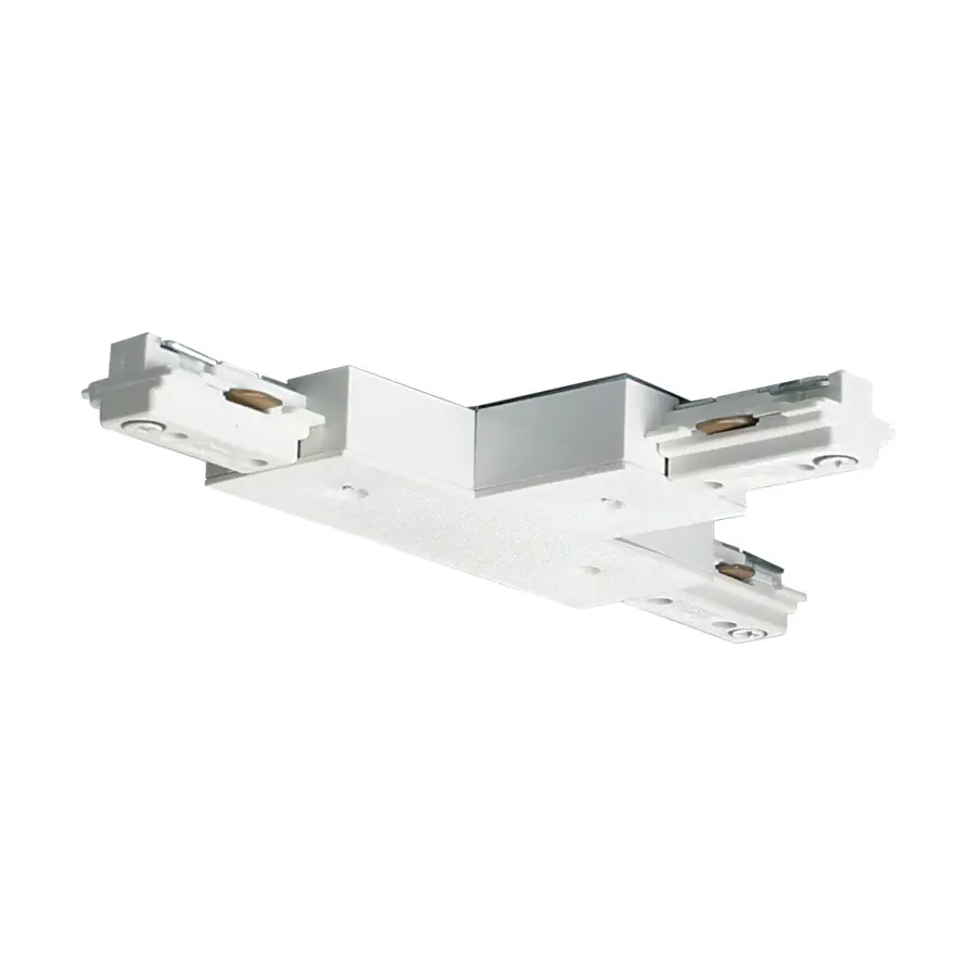 Traditional T-Connector Track Joiner in White - Image 1