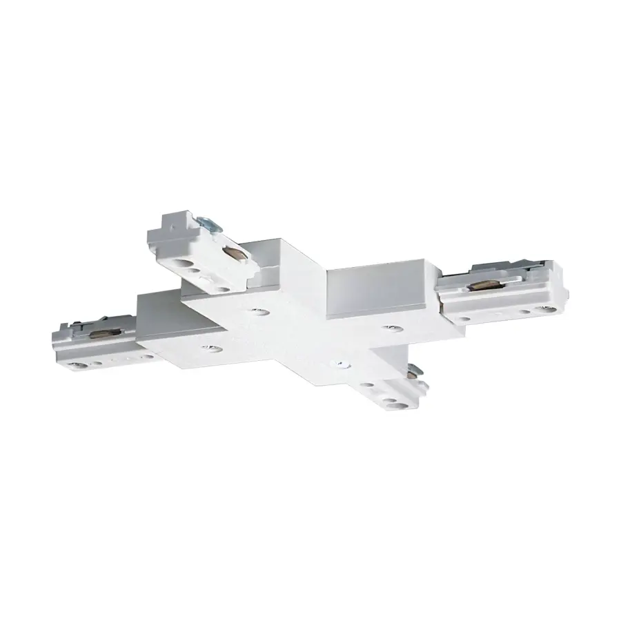 Essential X-Junction Connector for Flexible Track Lighting Layouts - Image 1
