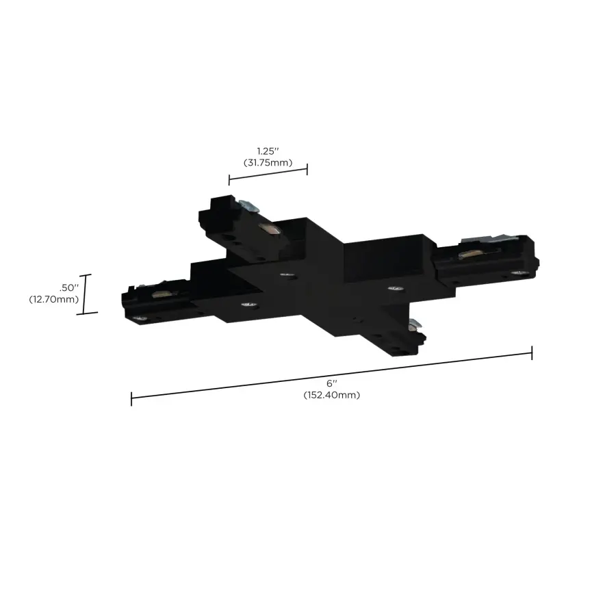 Essential X-Shaped Track Connector for Flexible Lighting Layouts - Image 2