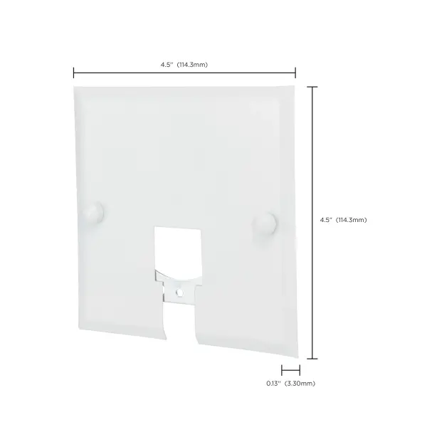 White Current Limiter Canopy Track Plate - Image 4