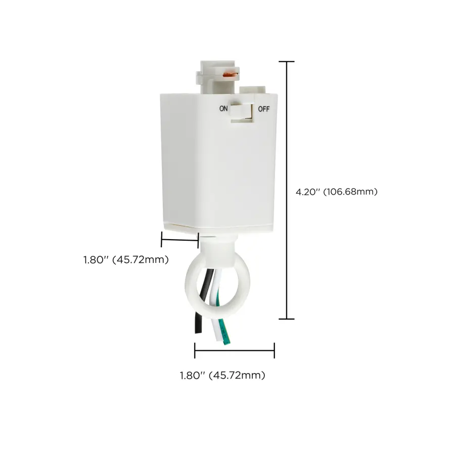 Pendant Loop Track Adapter - White - Image 2