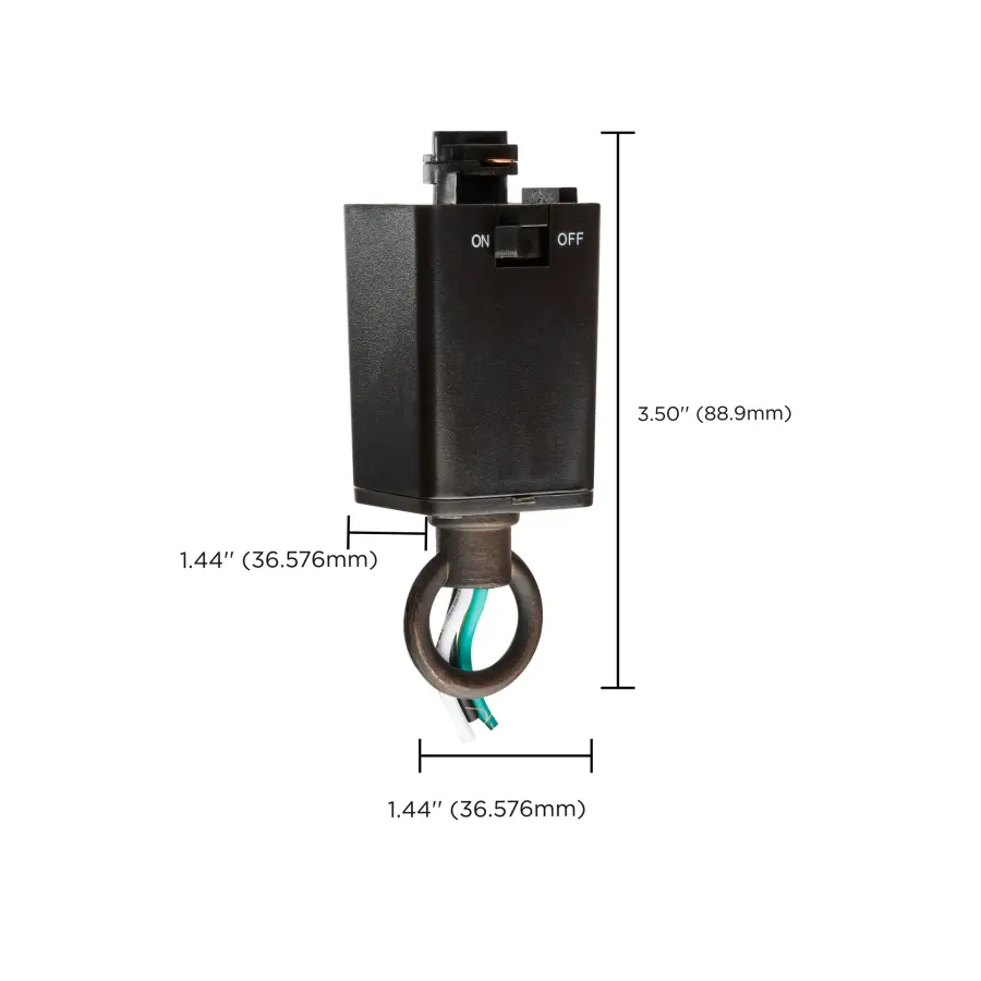 Pendant Loop Track Adapter - Brown - Image 2