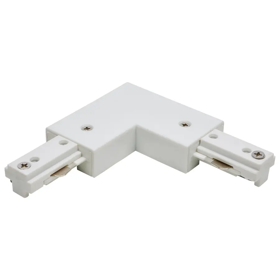 L Connector - Reverse Polarity - White - Image 1