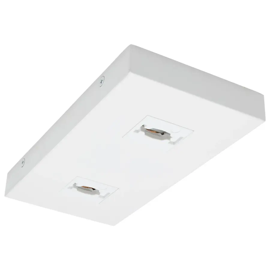 Double Monopoint Adapter - Rectangular White - Image 1