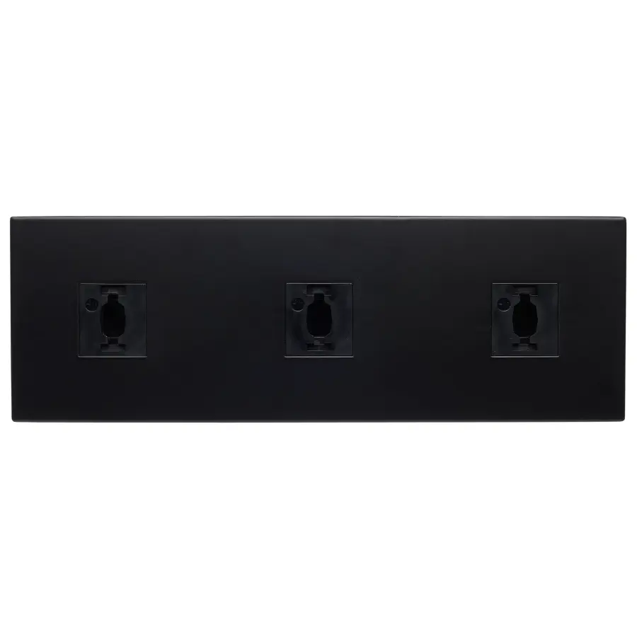Triple Monopoint Adapter - Rectangular Black - Image 2