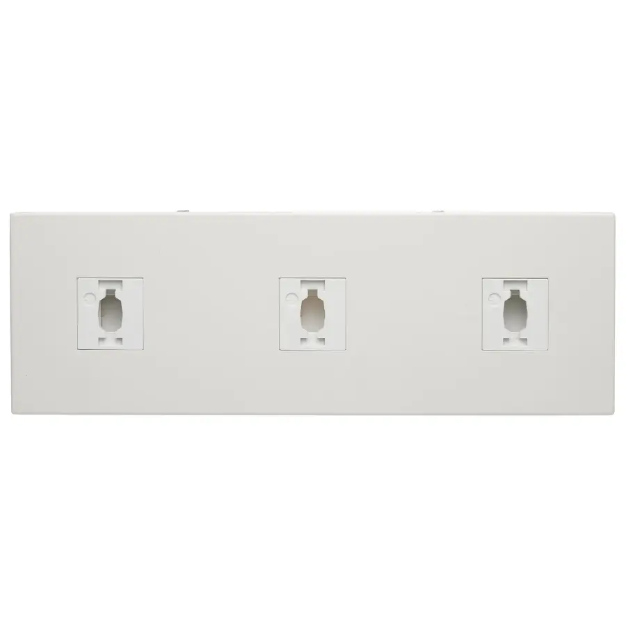 Triple Monopoint Adapter - Rectangular White - Image 2