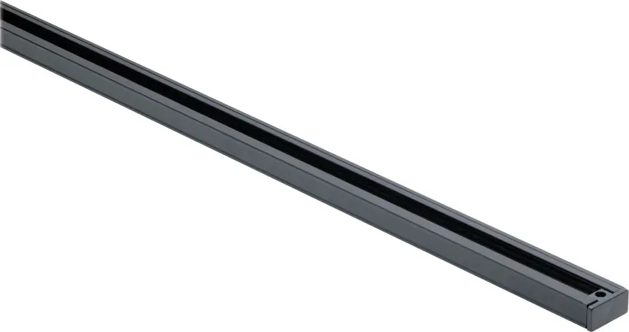 6-Foot Track Rail in Black Finish