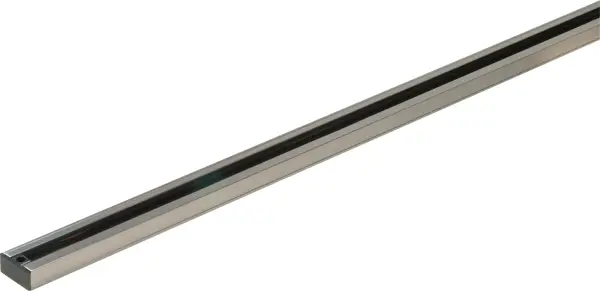 This brushed nickel track rail provides a sleek foundation for flexible lighting layouts. Perfect for task lighting in kitchens, accent lighting in galleries, or directional lighting in retail spaces.
