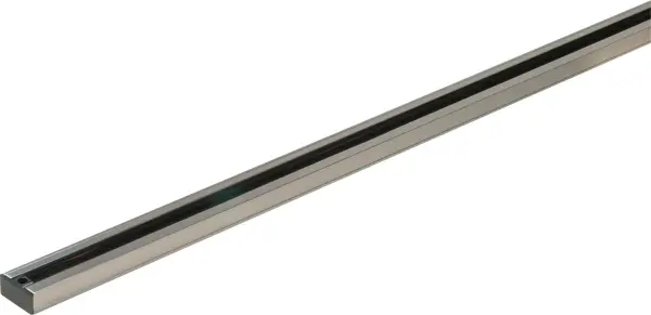 This 8-foot brushed nickel track rail provides a sleek foundation for customizable lighting layouts. Perfect for spaces requiring adjustable task or accent lighting with a contemporary aesthetic.