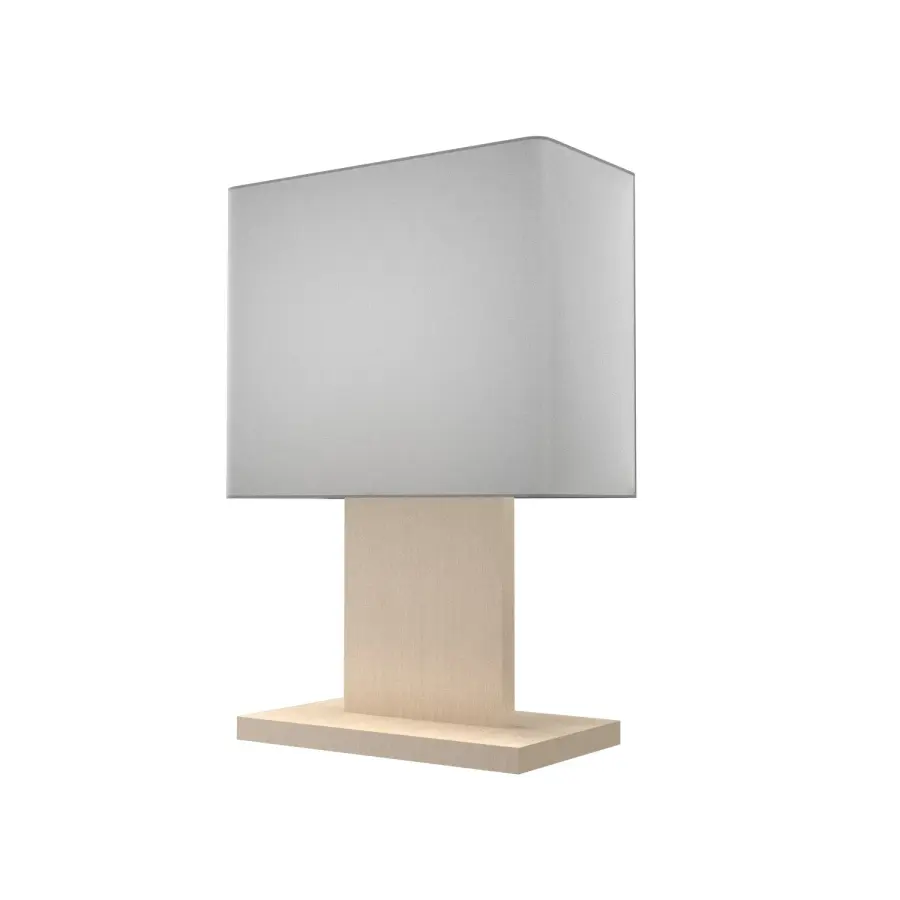 Clean Organic Cappuccino Table Lamp