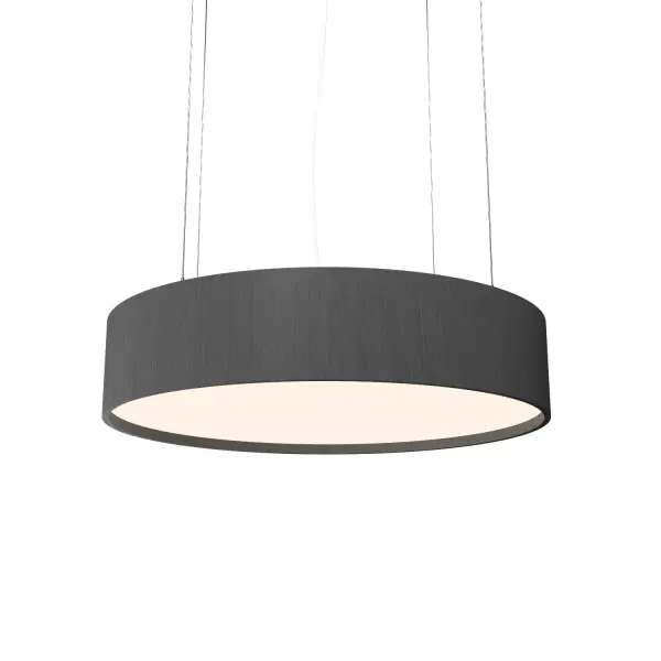 The Cylindrical pendant brings modern sophistication with its clean geometric design and soft organic grey finish. Three lights provide ample illumination while the compact 7-inch profile works beautifully in smaller spaces.