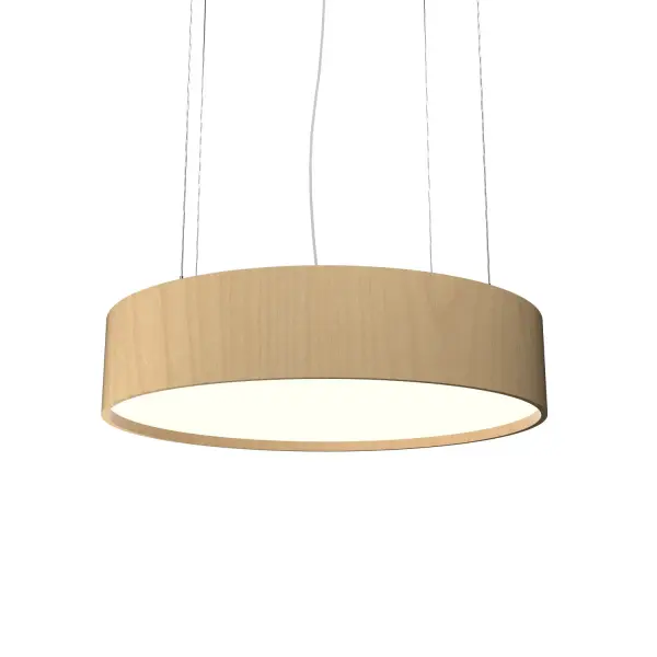 Wooden decorative luminaire with contemporary, timeless design in natural wood veneer or Italian lacquer finish. Proudly made in Brazil, combining high-end technology and the irreplaceable manual finishing. Collection: Cylindrical Designer: Studio Accord Finish: Maple Width: 39.37" Height: 7.09" Weight: 22.05 lb Wire: 118" Maximum Wattage: 84.00 W Bulb Type: LED Bulb Base: Integrated Light Source: LED Light Output: 5775.00 lm Delivered Lumens: 5775.00 lm Color Temperature: 3000 K CRI: 90 Rated Average Life: 50,000 Voltage: 120.00 V Material: Wood veneer, MDF Country of Origin: Brazil Safety Listing: UL Safety Rating: Damp Connection: Hard Wired LED Manufacturer Warranty: 5 Years Spec Sheet Instructions