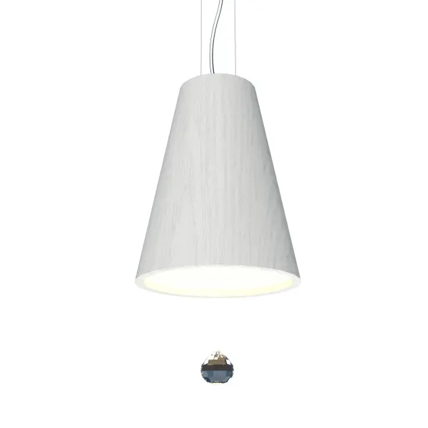 The Conical pendant features a simple conical shade in organic white finish, perfect for modern and Scandinavian-inspired spaces. Its compact 9.85-inch height makes it ideal for smaller areas or clustered installations.