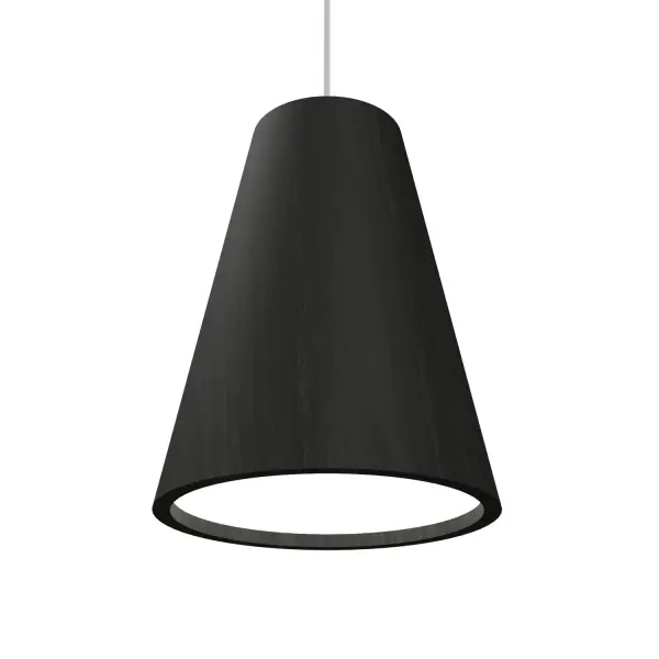 The Conical LED Pendant offers a clean, contemporary aesthetic with its distinctive conical shade in charcoal finish. Featuring energy-efficient integrated LED technology at just 8 watts, this compact fixture delivers modern style and sustainable illumination for focused task areas.
