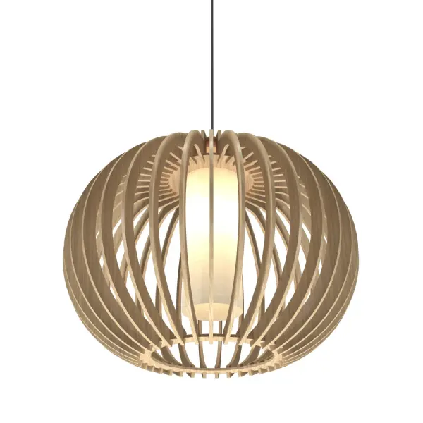 Stecche di Legno One Light Pendant in Sand