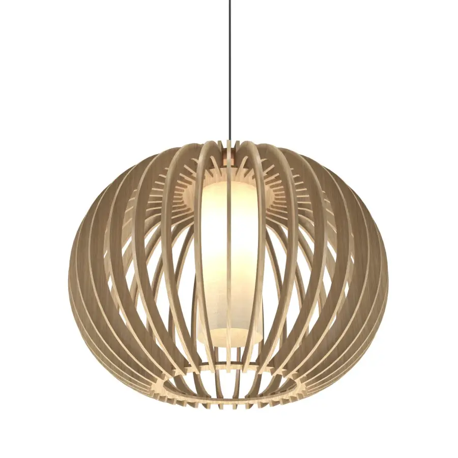 Stecche di Legno One Light Pendant in Sand