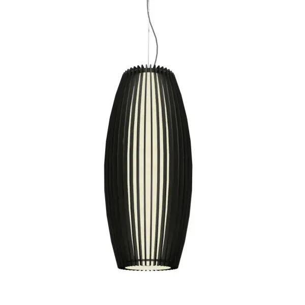 Stecche di Legno Organic Black Pendant