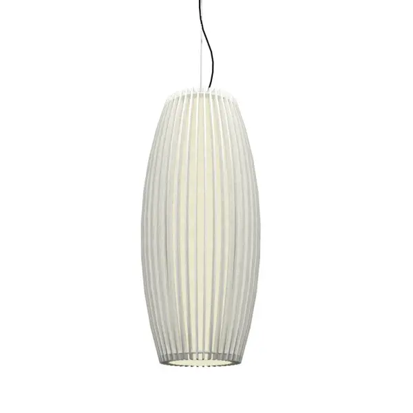 Stecche di Legno Organic White Pendant Light