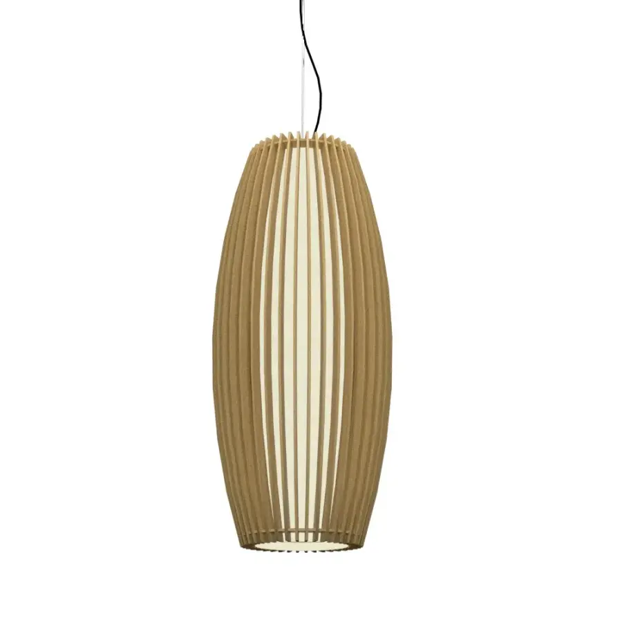 Stecche di Legno Organic Gold Pendant Light