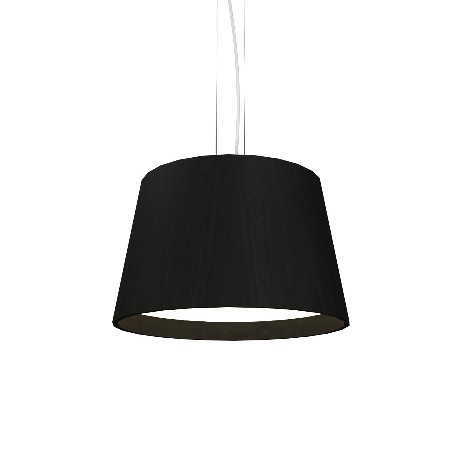 Conical LED Pendant in Charcoal
