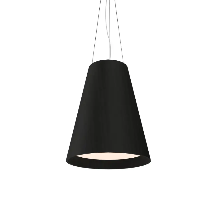Sleek Conical LED Pendant with Integrated Lighting