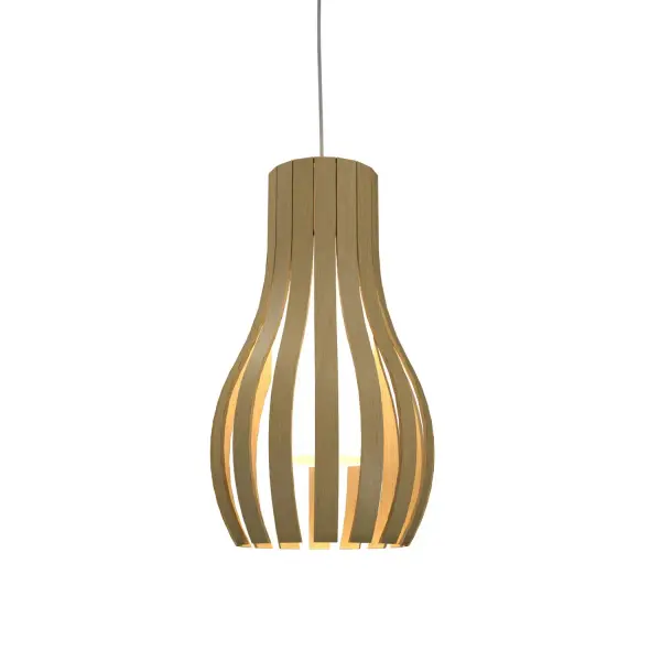 The Barrel pendant brings warm organic gold tones in a compact 10-inch design. Perfect for smaller spaces or multiples over islands, this contemporary fixture adds refined metallic warmth without overwhelming the space.