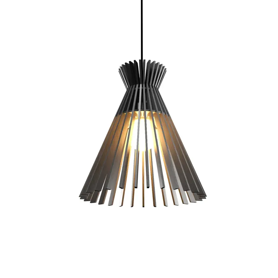 Stecche di Legno Organic Grey Pendant Light