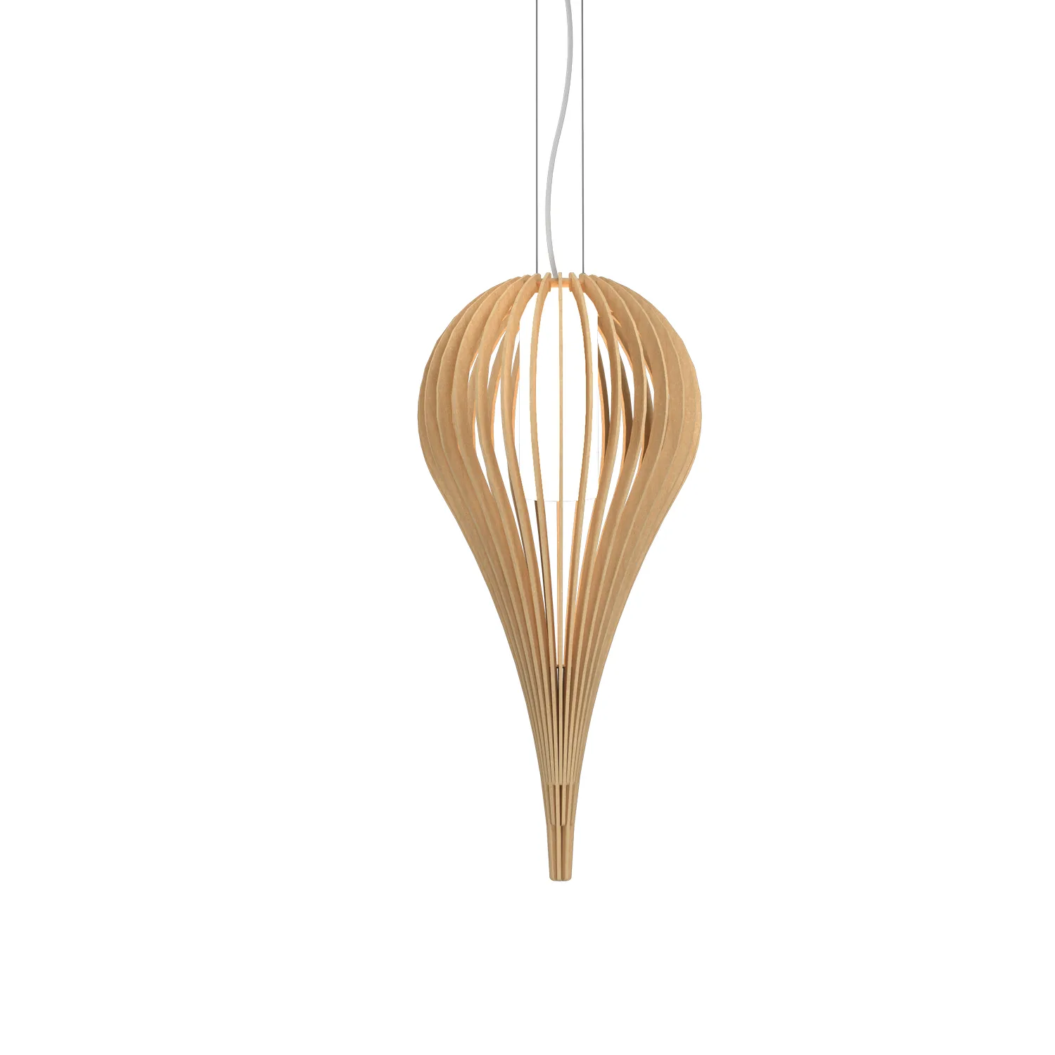 Cappadocia One Light Pendant in Maple