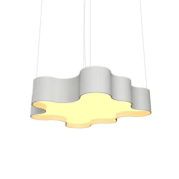 The Organic LED Pendant delivers contemporary sophistication with its clean 31.5-inch linear form and integrated LED technology. The Organic White finish creates a soft, diffused glow perfect for modern dining and workspace environments.