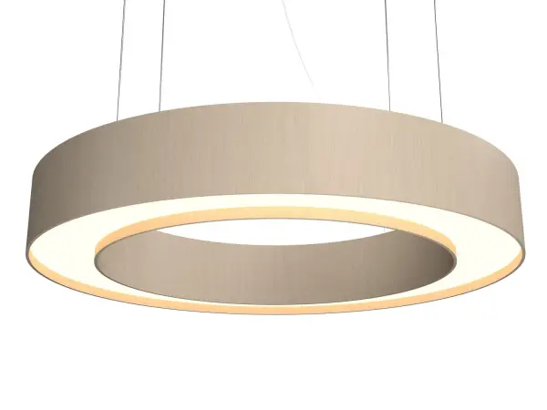This 47-inch linear pendant combines contemporary LED technology with organic wood aesthetics. The Cappuccino finish brings warmth to modern spaces, while integrated LED provides energy-efficient illumination.